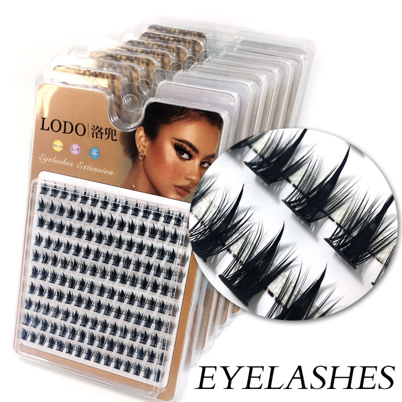 Eyelash Extension Wet Look - 1 Box/150 Bunches Mink Eyelashes 3D
