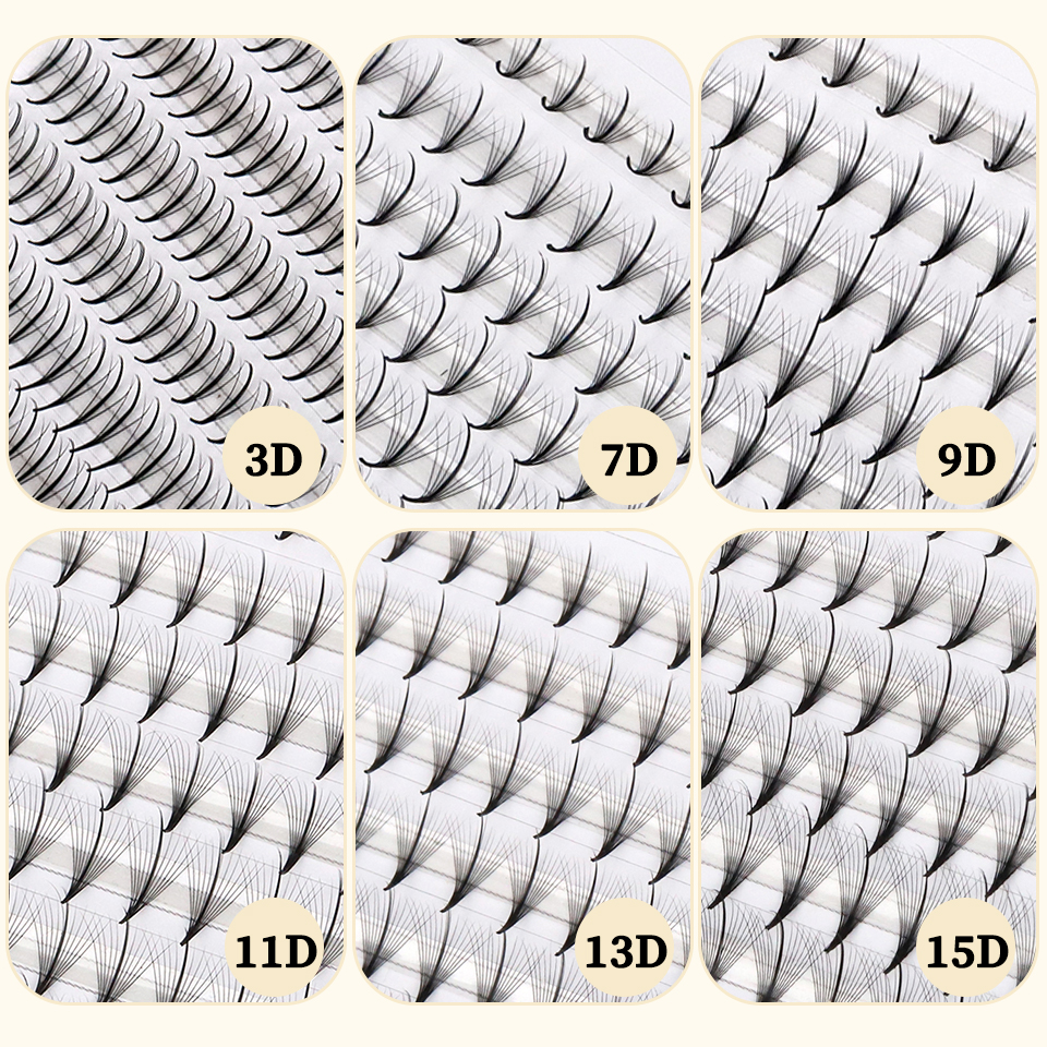 AGUUD Pointy Base Wispy Premad - مراجعة Eyelash Extension Hybrid وسعره