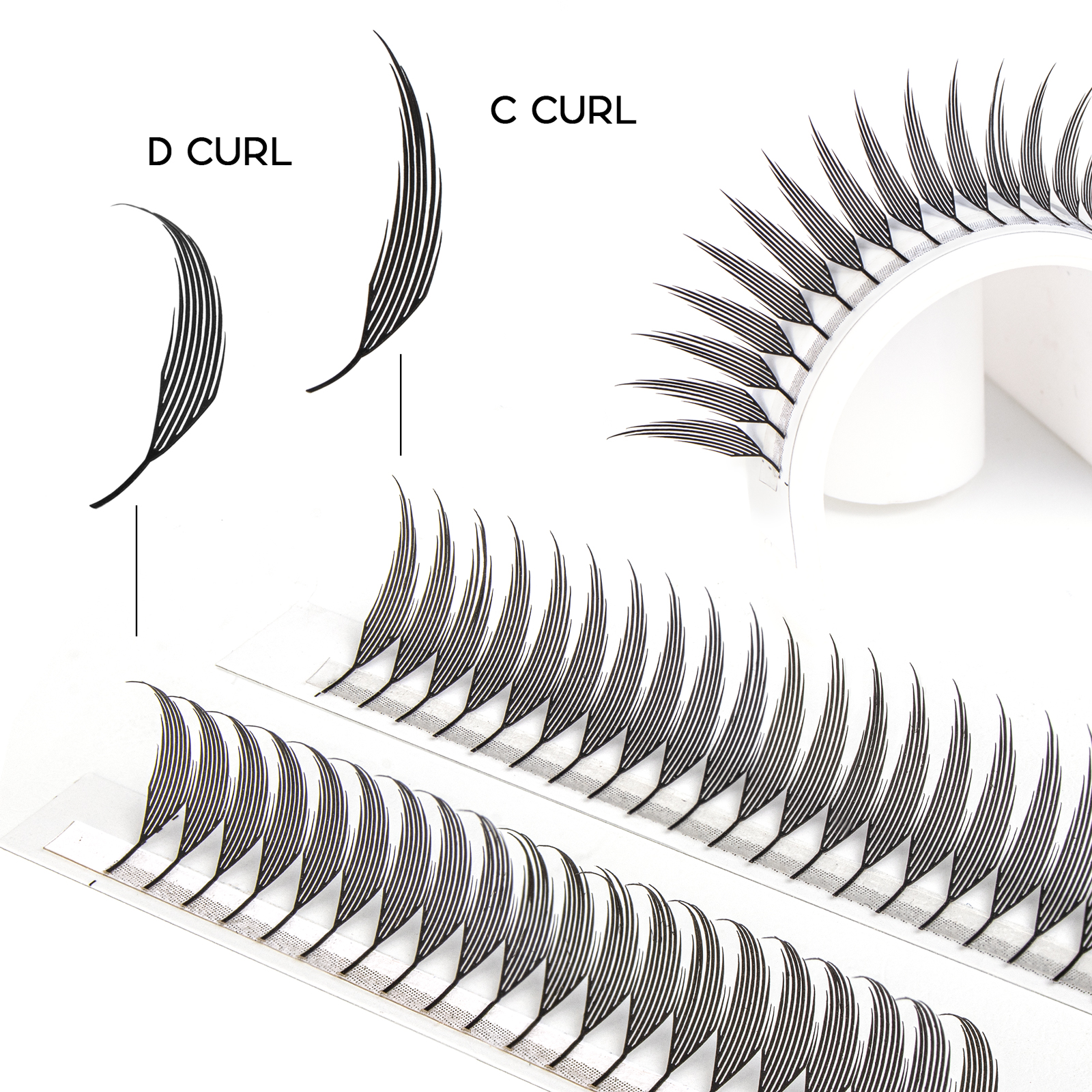 Befer Beauty Anime Lashes 240  - مراجعة Eyelash Extension Wet Look وسعره