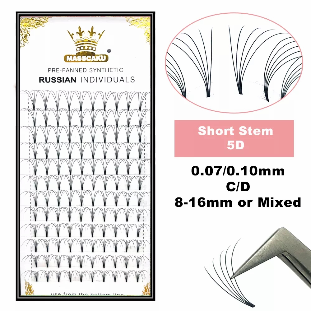 MASSCAKU Premade Russian Volum - مراجعة Eyelash Extension Russian Volume وسعره