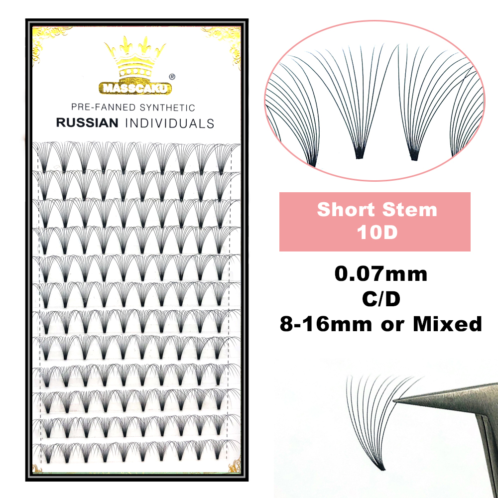 MASSCAKU Premade Russian Volum - مراجعة Eyelash Extension Russian Volume وسعره