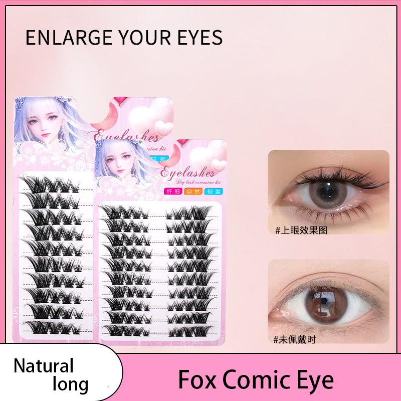 80 Single Clusters Skew Flying - مراجعة Eyelash Extension Hybrid وسعره
