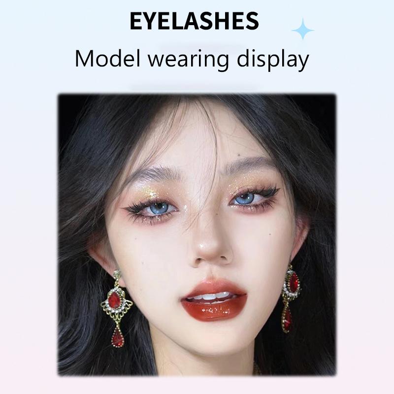 80 Single Clusters Skew Flying - مراجعة Eyelash Extension Hybrid وسعره