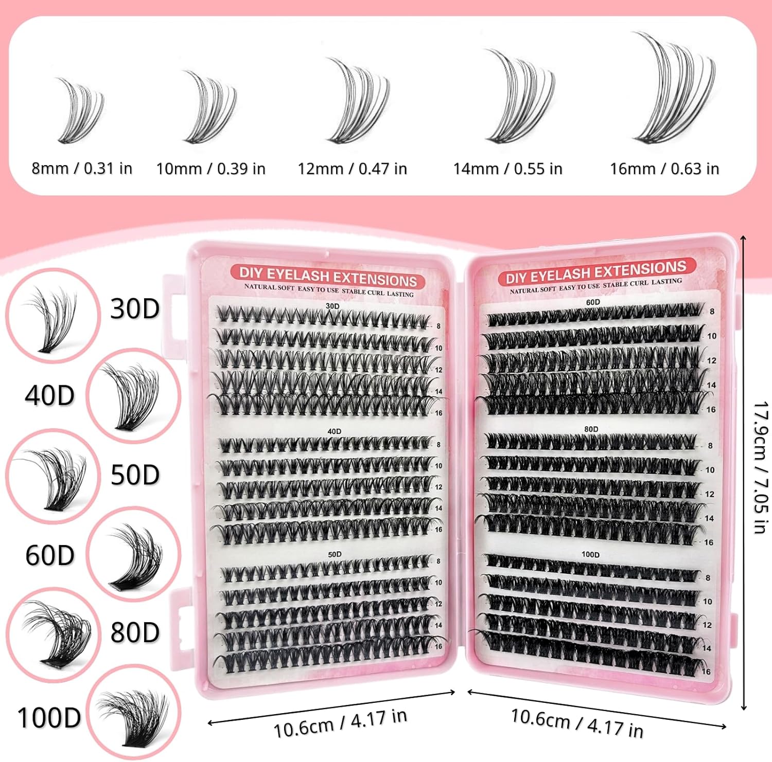 Eyelash Extensions Individual  - مراجعة Eyelash Extension Hybrid وسعره