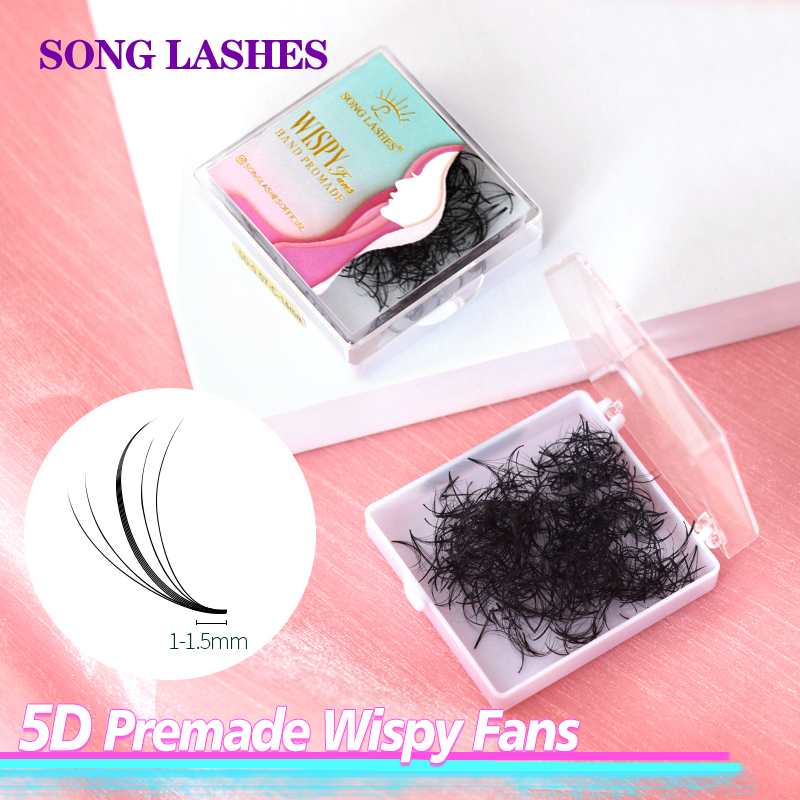 5D Hybrid Fan Lashes Premade V - مراجعة Eyelash Extension Hybrid وسعره