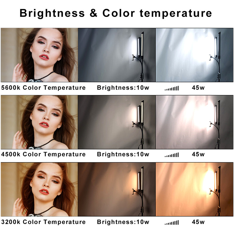 45W Flexible Double Arms LED F - مراجعة Eyelash Extension Videos وسعره