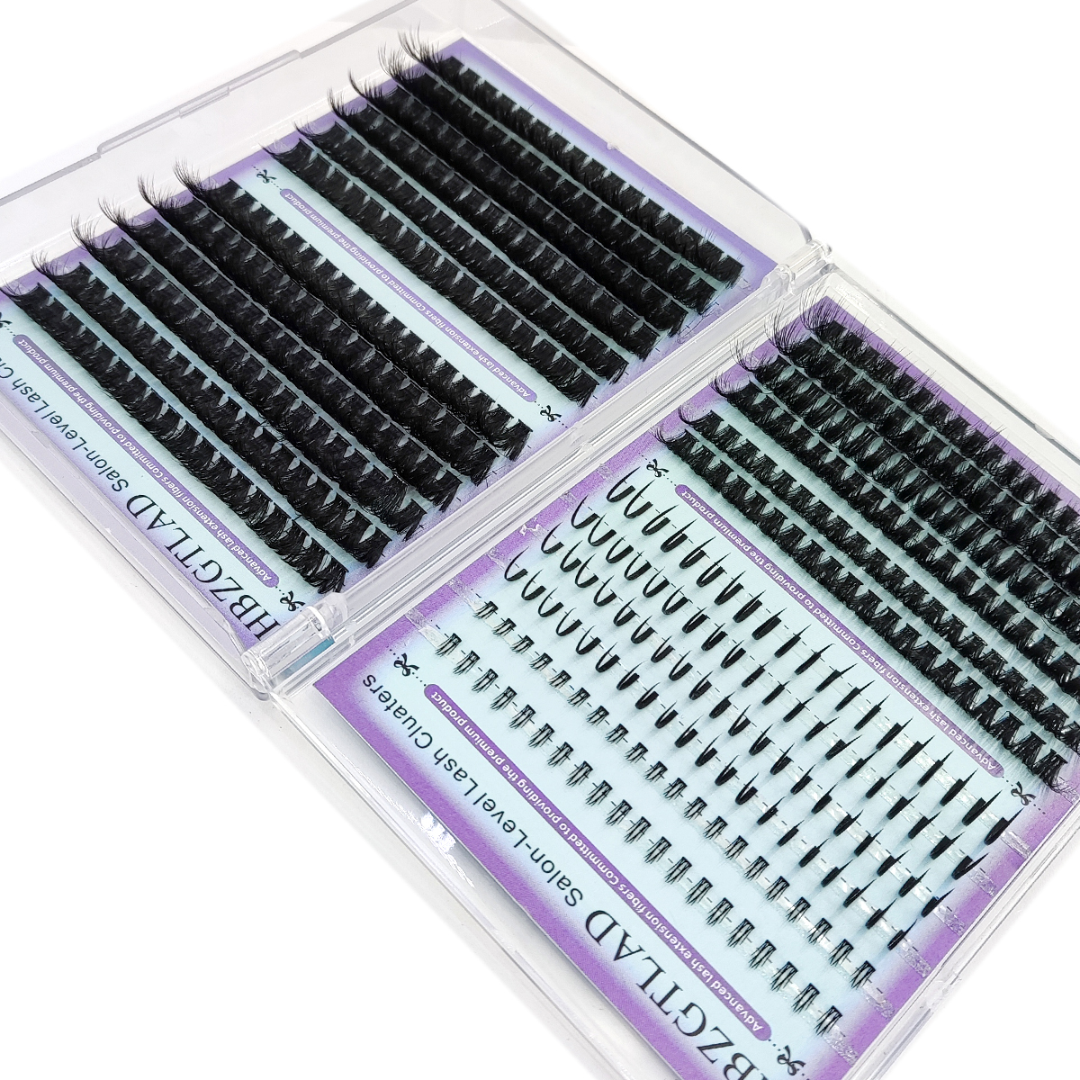 New 24Rows 60D-180D Lash Spike - مراجعة Eyelash Extension Wet Look وسعره