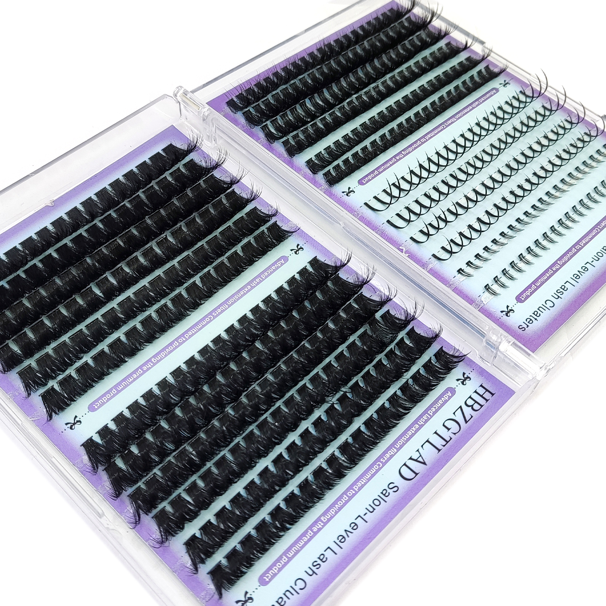 New 24Rows 60D-180D Lash Spike - مراجعة Eyelash Extension Wet Look وسعره
