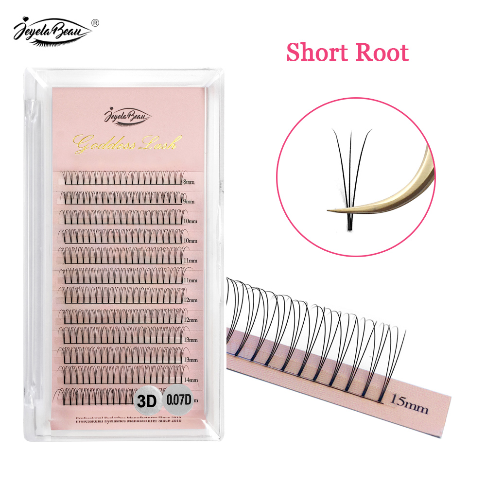 Goddess 3D Premade Fan Eyelash - مراجعة Eyelash Extension Russian Volume وسعره