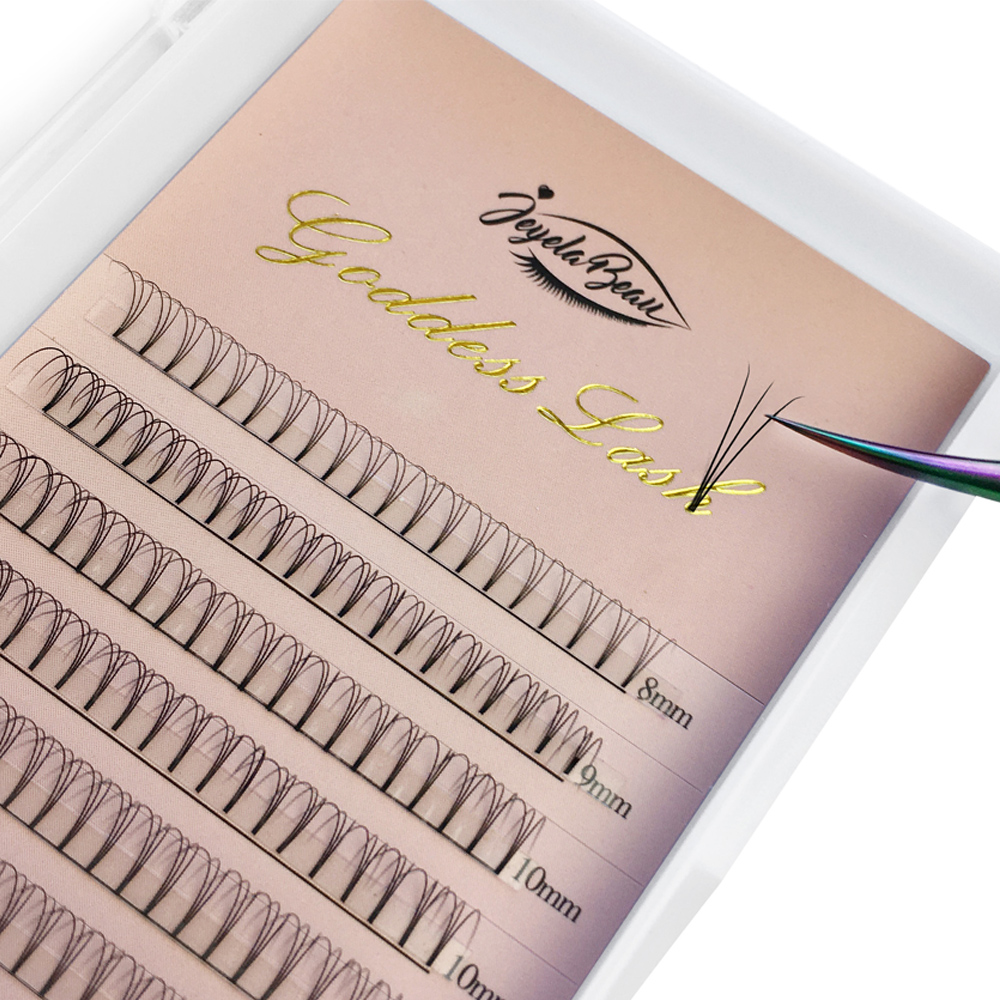 Goddess 3D Premade Fan Eyelash - مراجعة Eyelash Extension Russian Volume وسعره