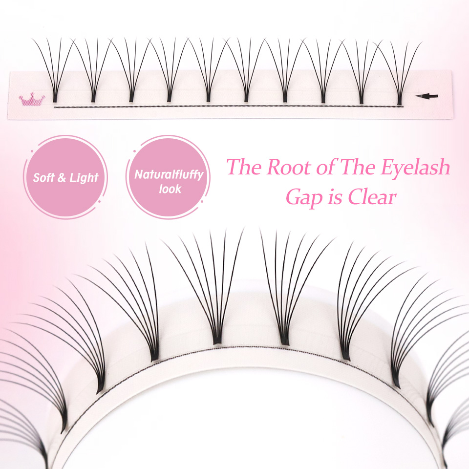 AGUUD Soft Natural Premade Vol - مراجعة Eyelash Extension Russian Volume وسعره