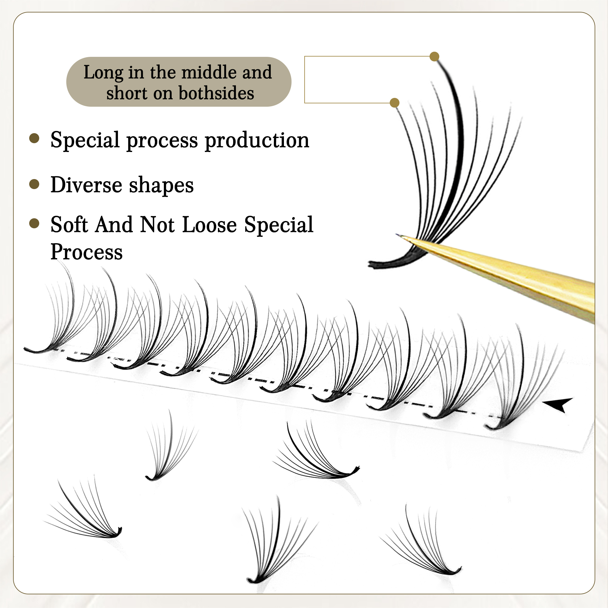 CoMango Wispy Fans Russian Vol - مراجعة Eyelash Extension Hybrid وسعره