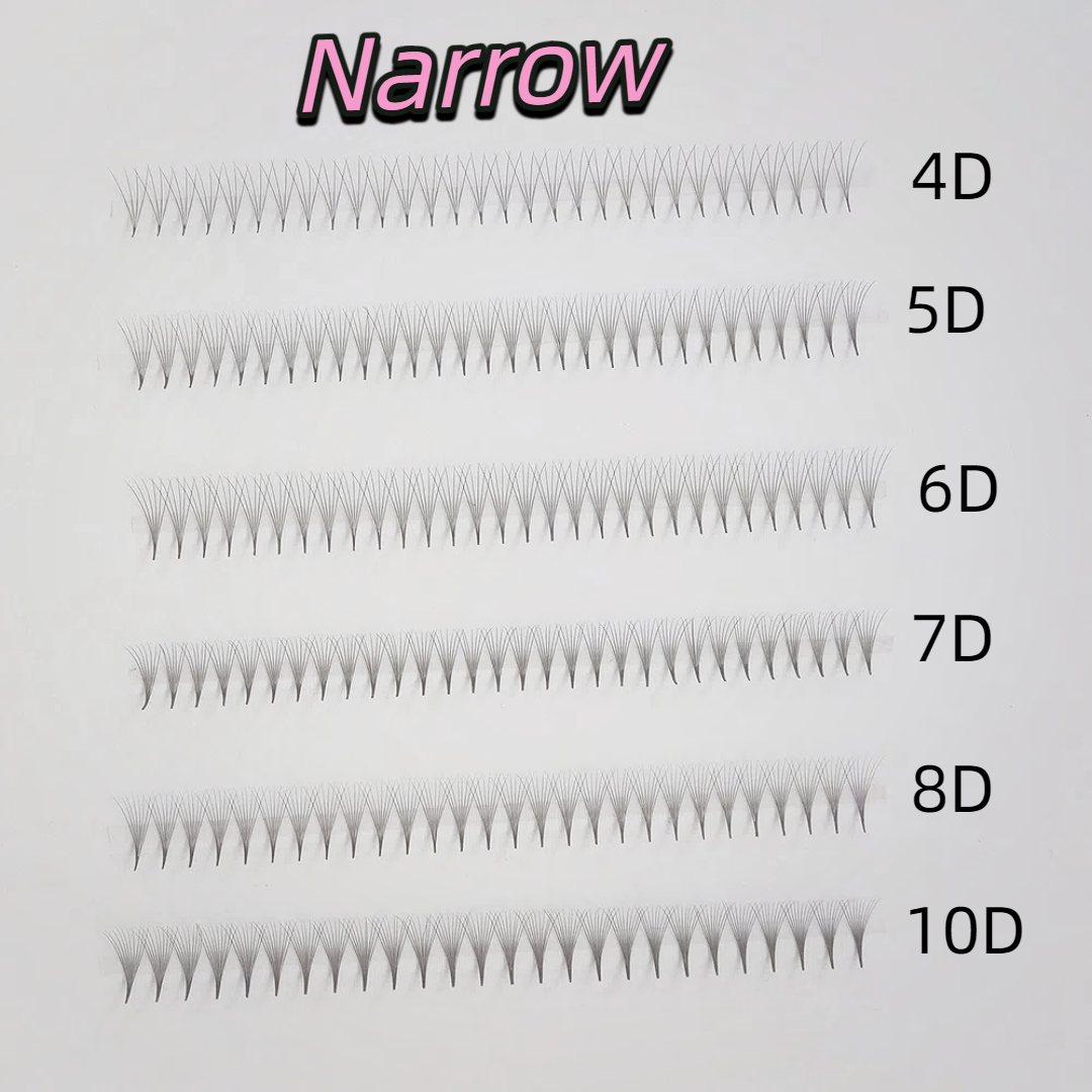 800/1600 Fans Narrow Premade L - مراجعة Eyelash Extension Russian Volume وسعره