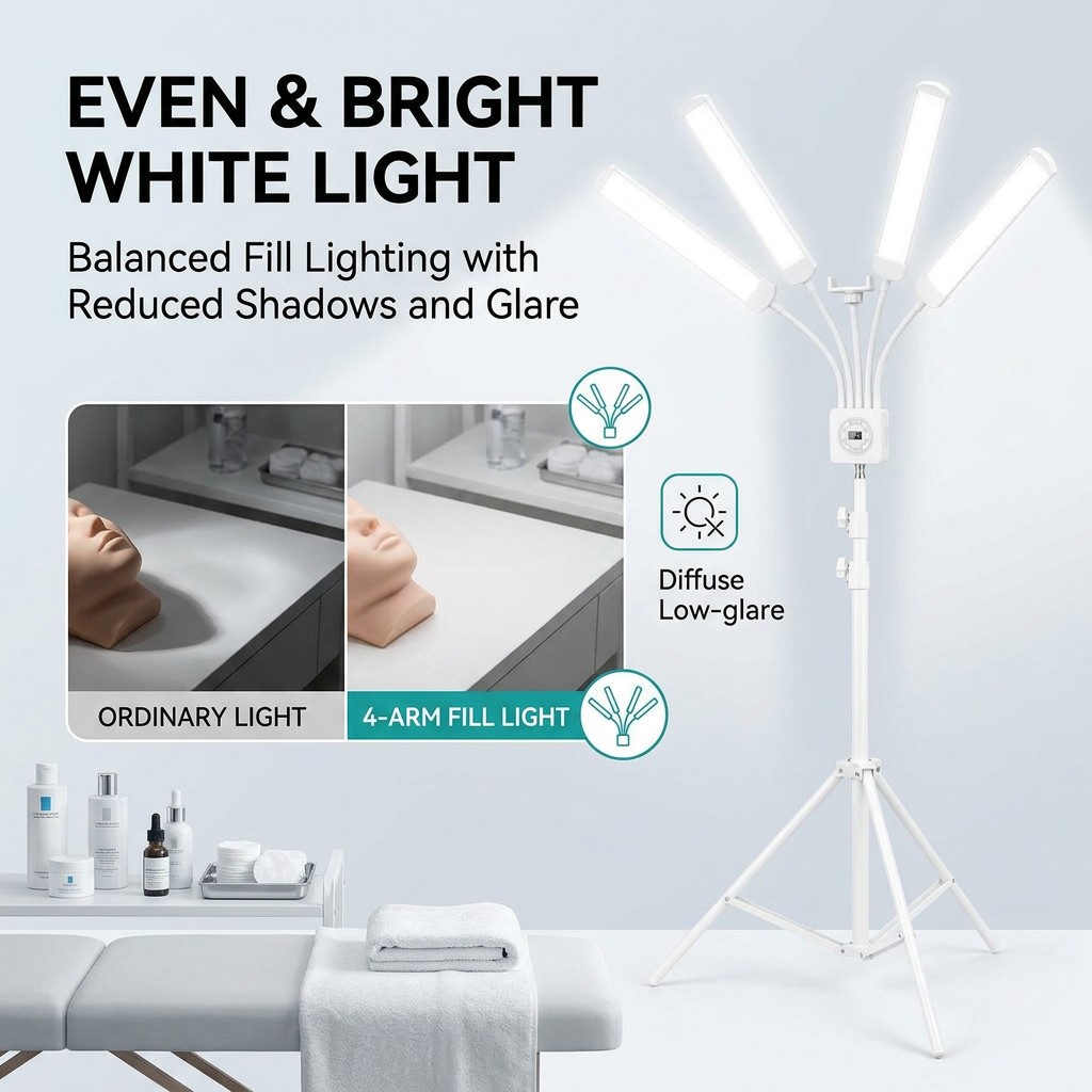 65W Eyelash Extension Lamp 4-A - مراجعة Eyelash Extension Videos وسعره