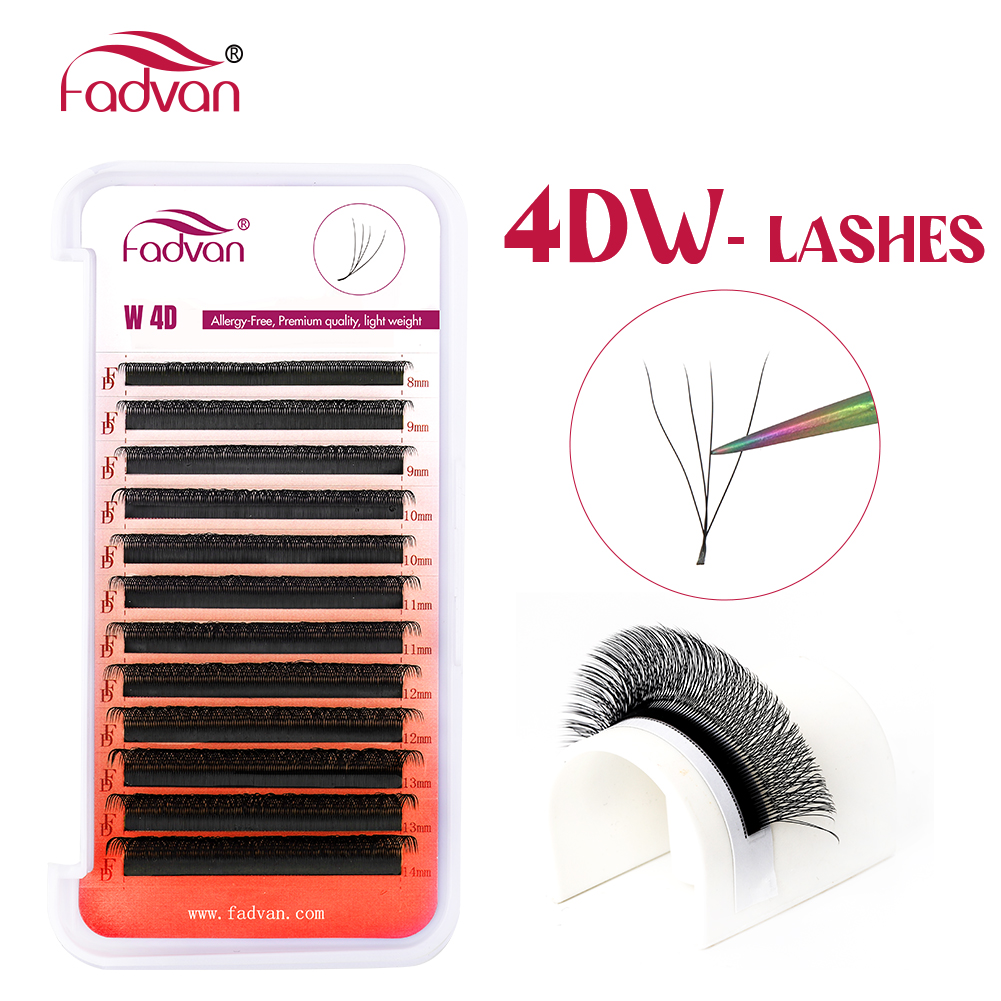 FADVAN 8-12/8-14mm Eyelashes W - مراجعة Eyelash Extension Hybrid وسعره