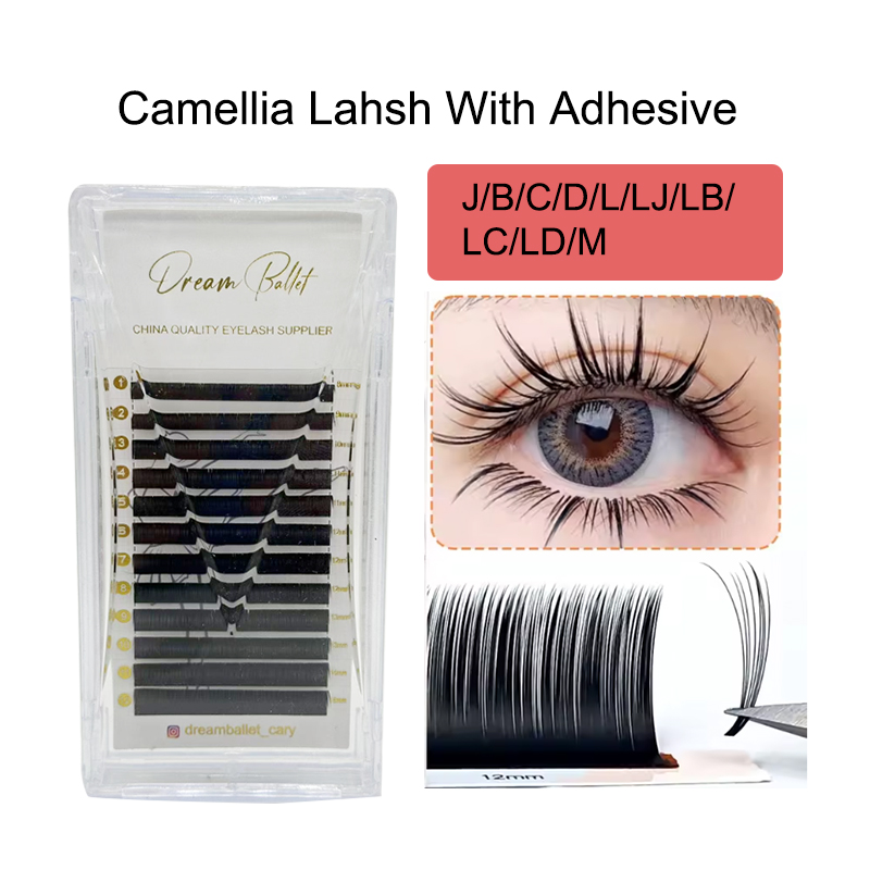 dream ballet Camellia Lashes w - مراجعة Eyelash Extension Russian Volume وسعره