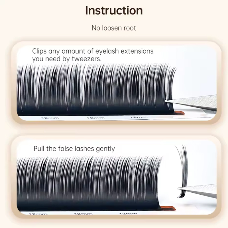 dream ballet Camellia Lashes w - مراجعة Eyelash Extension Russian Volume وسعره