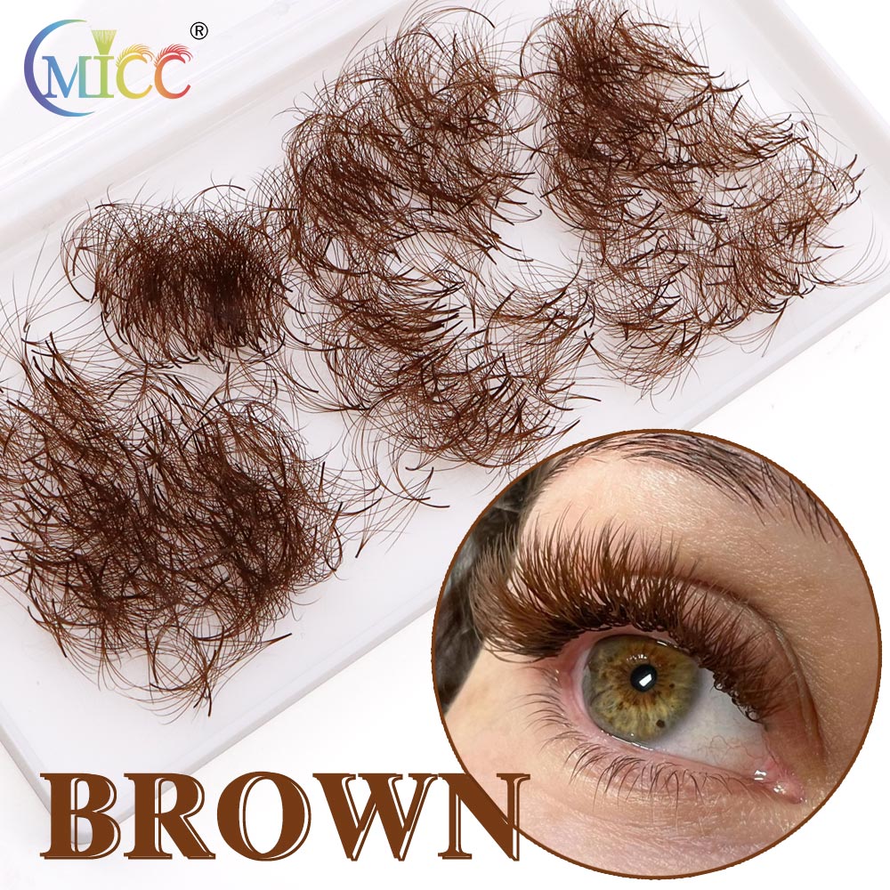 1000 Fans PBT Hybrid Brown Pre - مراجعة Eyelash Extension Hybrid وسعره