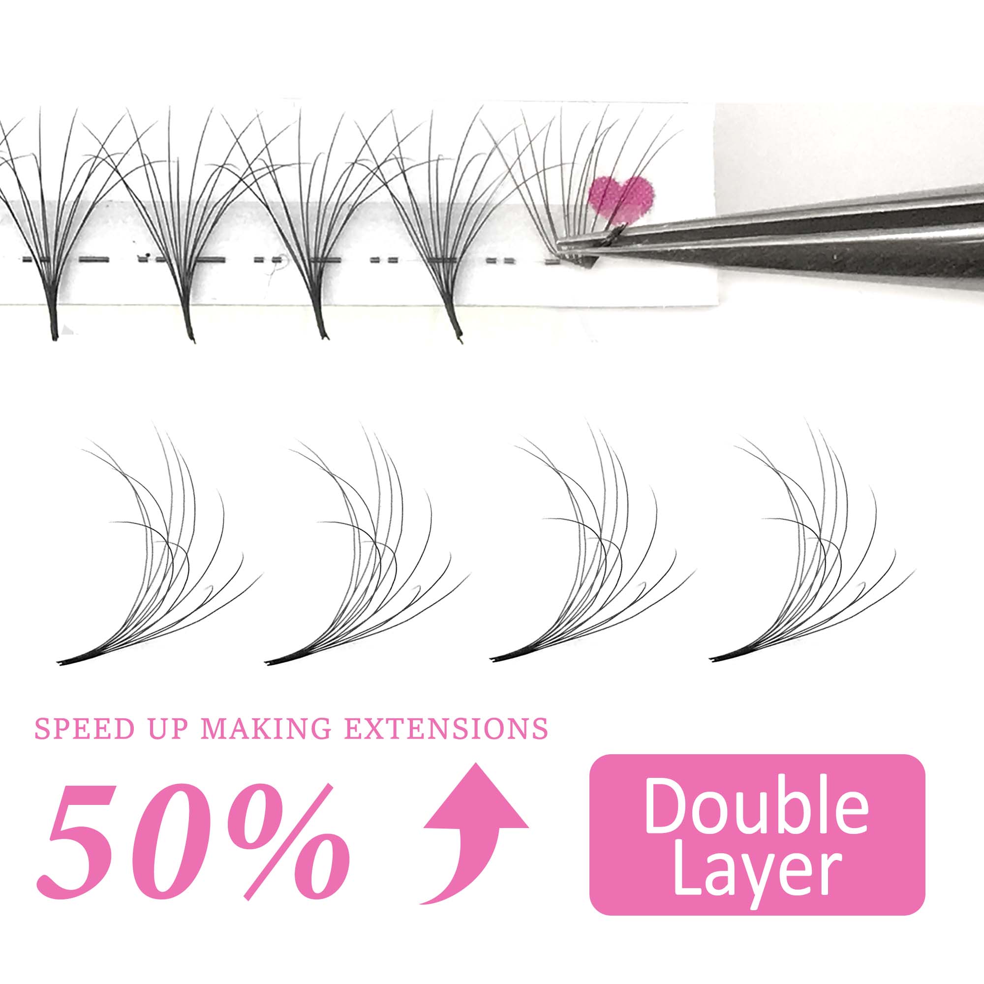 CoMango Double-Layer Fluffy Pr - مراجعة Eyelash Extension Hybrid وسعره