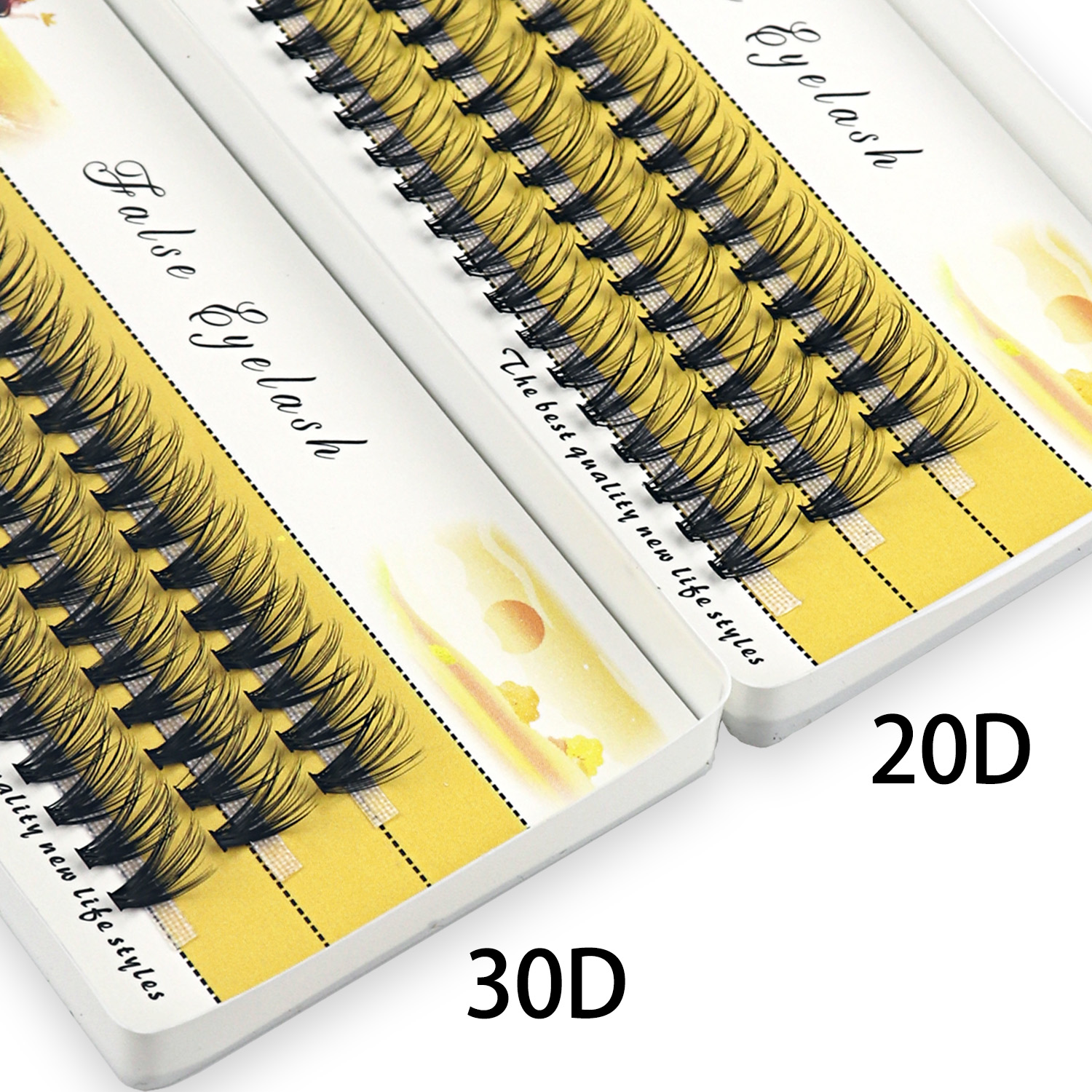 20/30D Mink Eyelashes Natural  - مراجعة Eyelash Extension Russian Volume وسعره