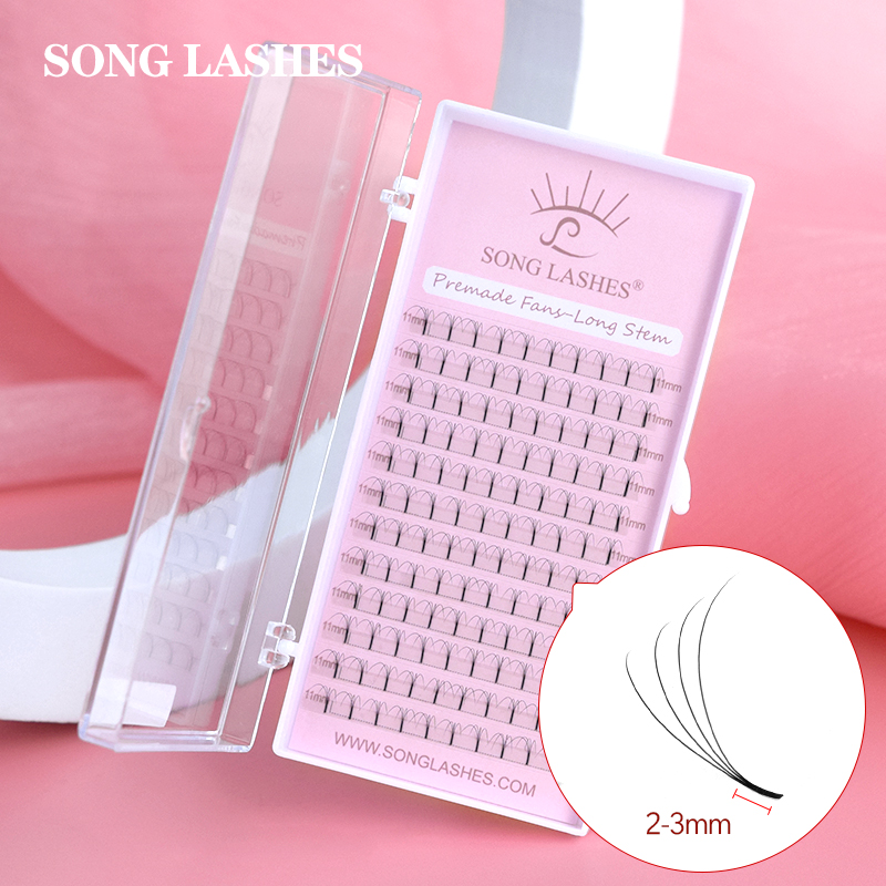 SONGLASHES Long Root 2D to 6D  - مراجعة Eyelash Extension Russian Volume وسعره