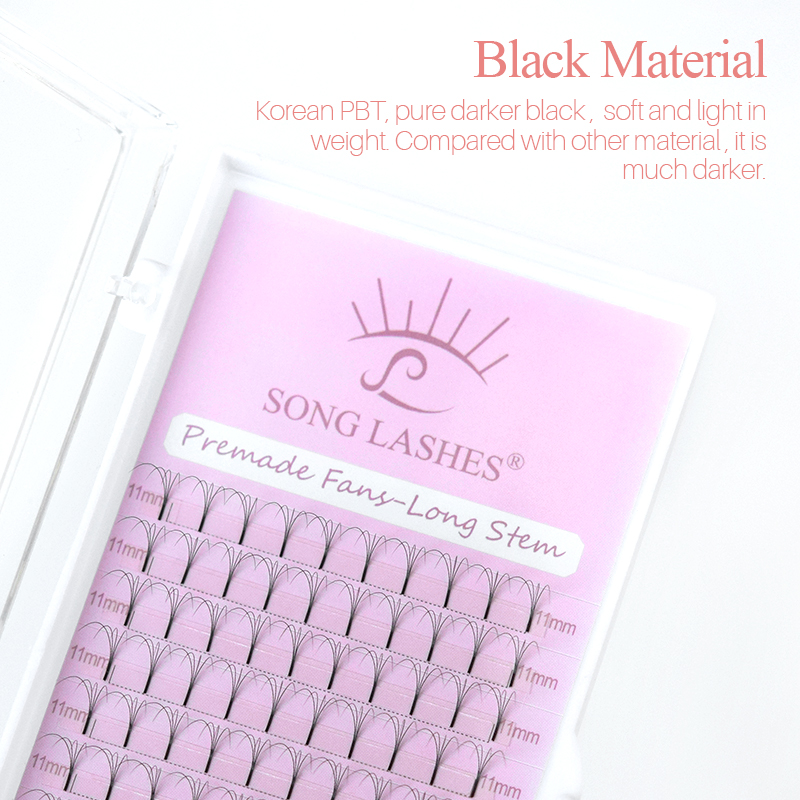 SONGLASHES Long Root 2D to 6D  - مراجعة Eyelash Extension Russian Volume وسعره