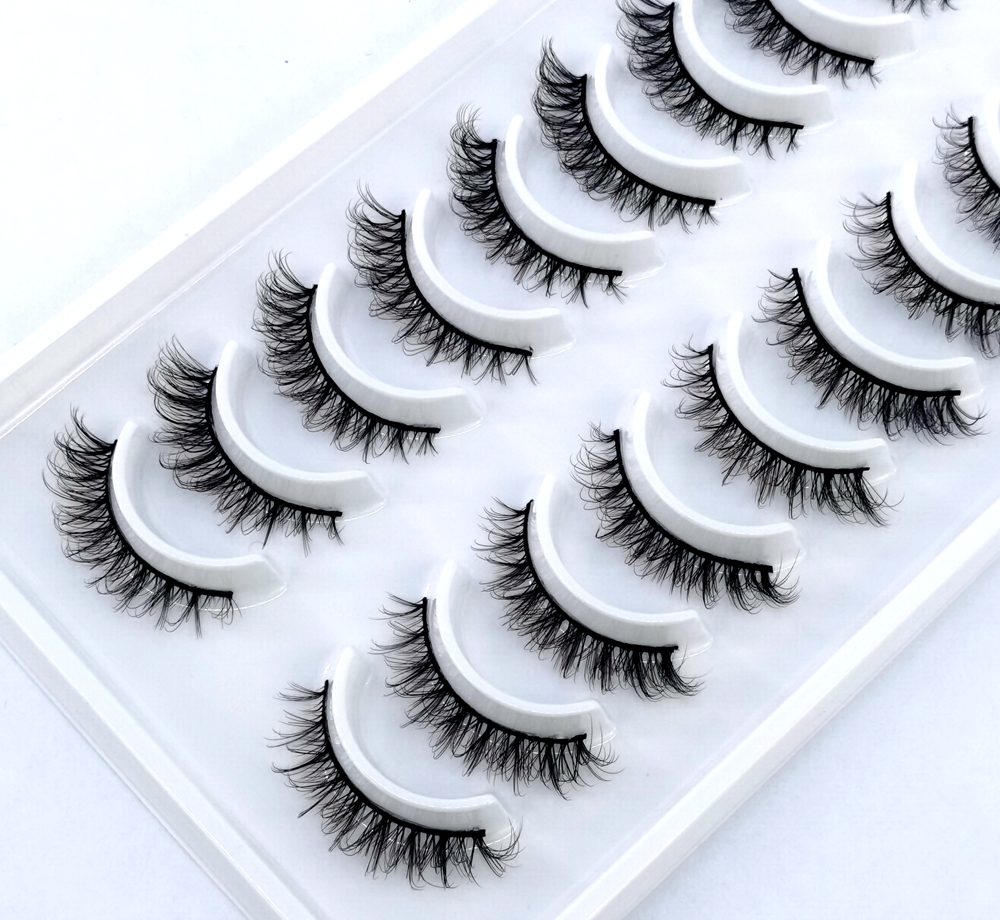 HBZGTLAD Russian Strip Lashes  - مراجعة Eyelash Extension Russian Volume وسعره