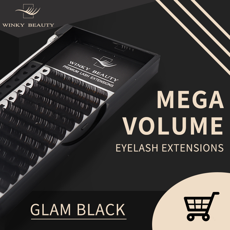 Winky Beauty Custom Your Logo  - مراجعة Eyelash Extension Russian Volume وسعره