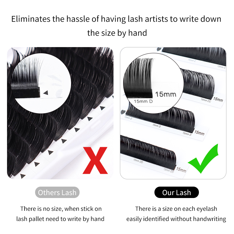 Winky Beauty Custom Your Logo  - مراجعة Eyelash Extension Russian Volume وسعره
