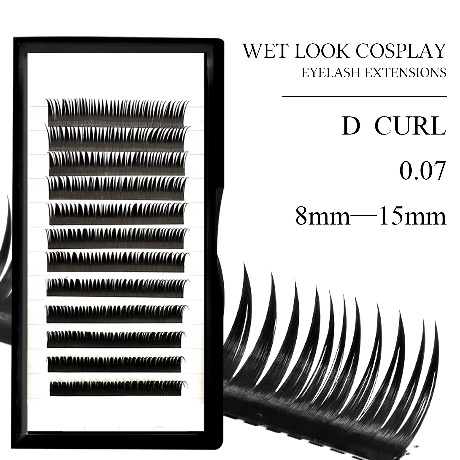 Wet look Cosplay Eyelash Exten - مراجعة Eyelash Extension Wet Look وسعره