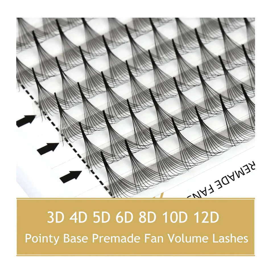 RUJADE Pointy Narrow Base Prem - مراجعة Eyelash Extension Russian Volume وسعره