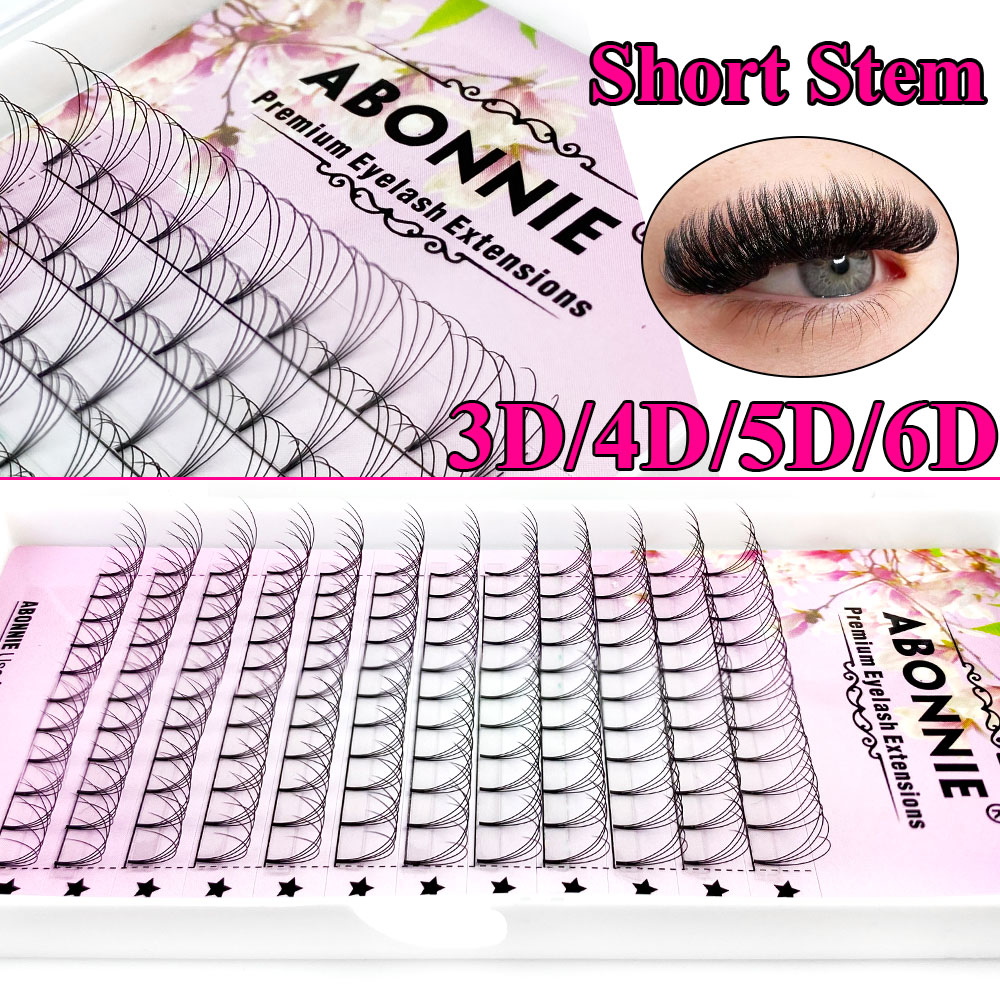 Abonnie 6D Narrow Fan Premade  - مراجعة Eyelash Extension Russian Volume وسعره