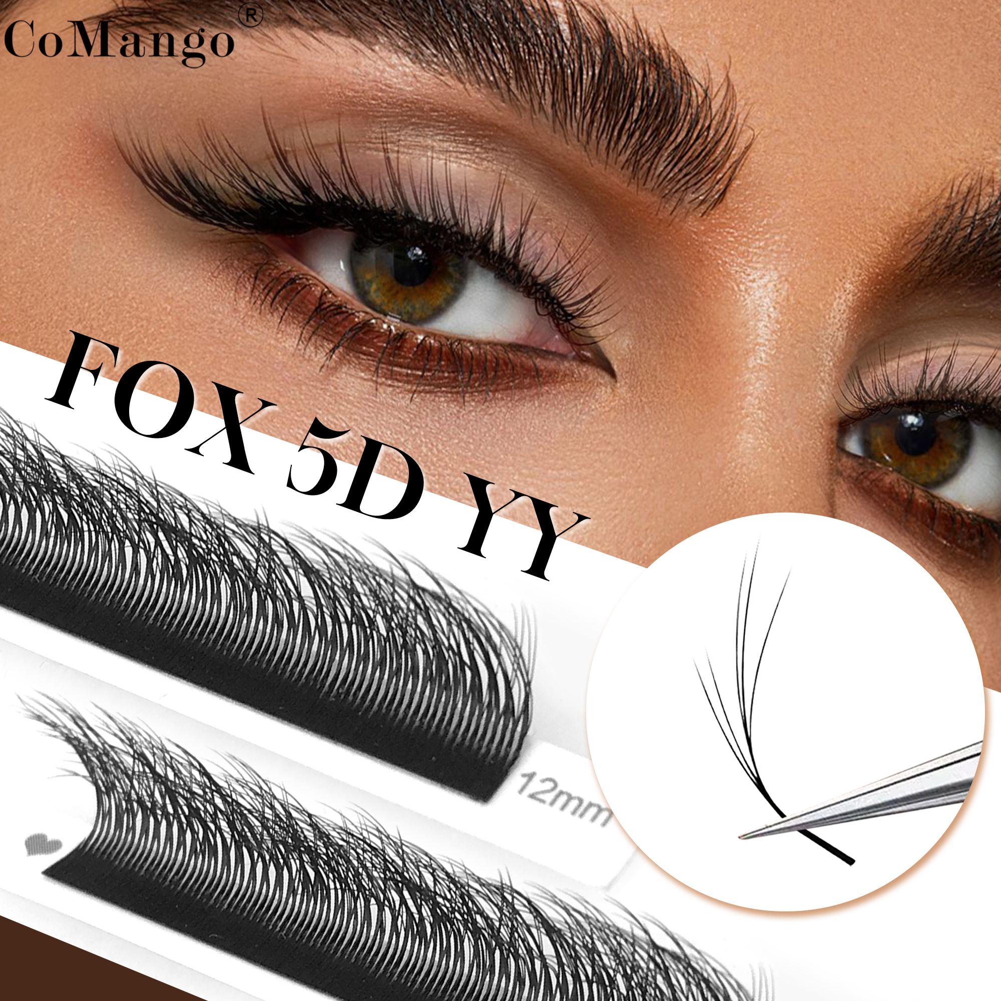 CoMango Premium Mutil-layer Sl - مراجعة Eyelash Extension Hybrid وسعره