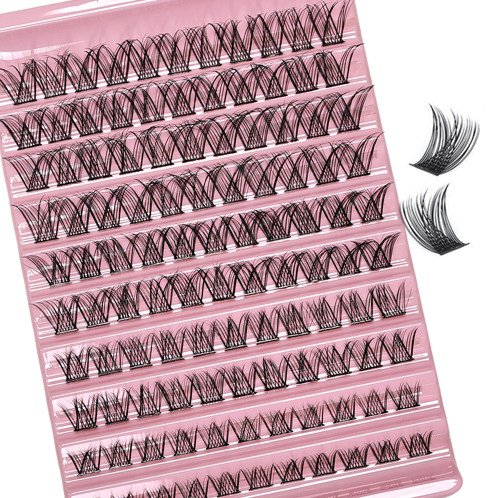 110Pcs Cluster Eyelash Extensi - مراجعة Eyelash Extension Hybrid وسعره