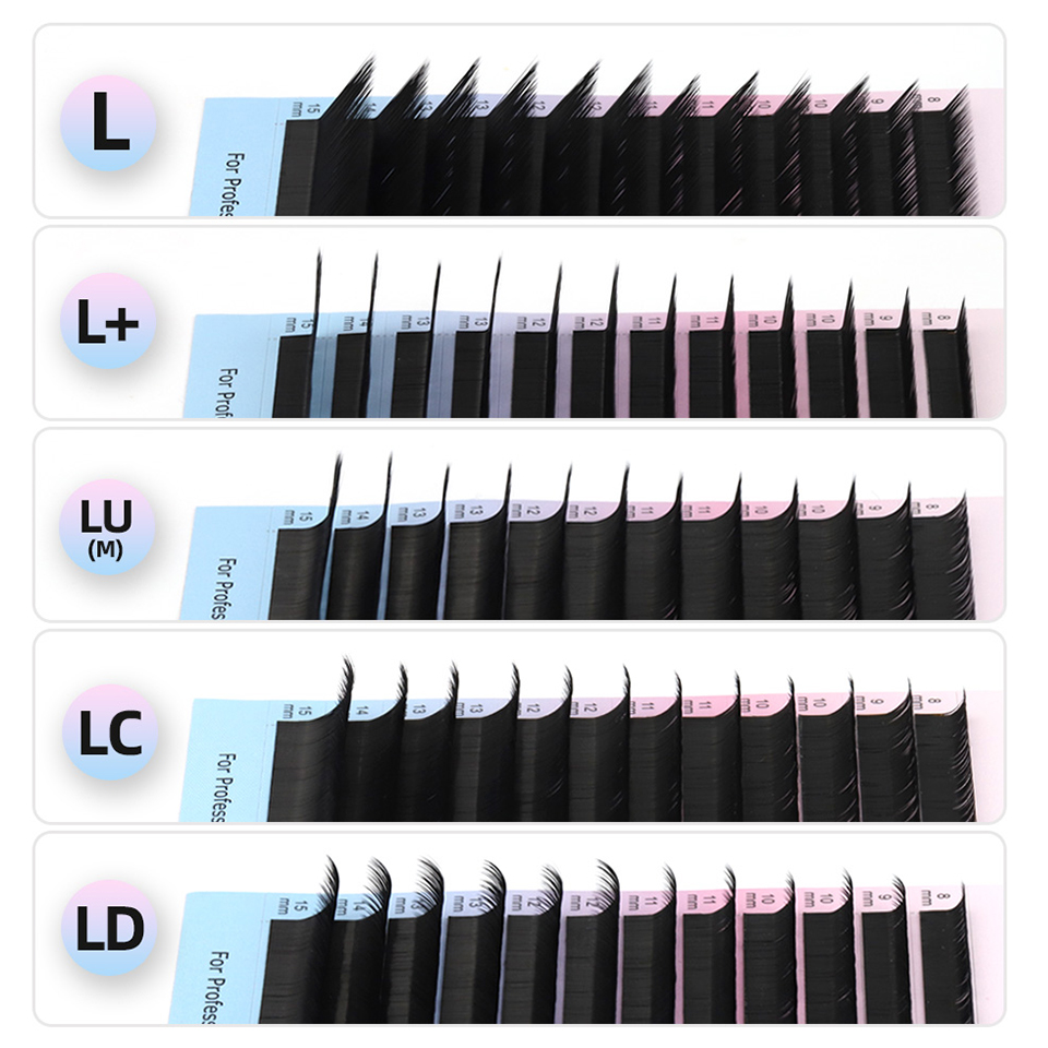 RUJADE L L+ LC LD LU(M) Curl I - مراجعة Eyelash Extension Russian Volume وسعره