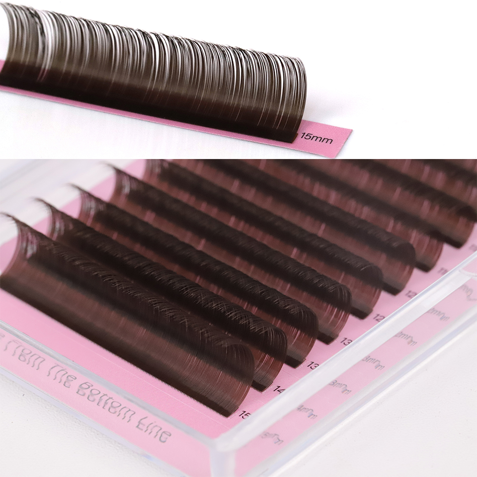 Dark Brown Eyelash Extension 0 - مراجعة Eyelash Extension Russian Volume وسعره