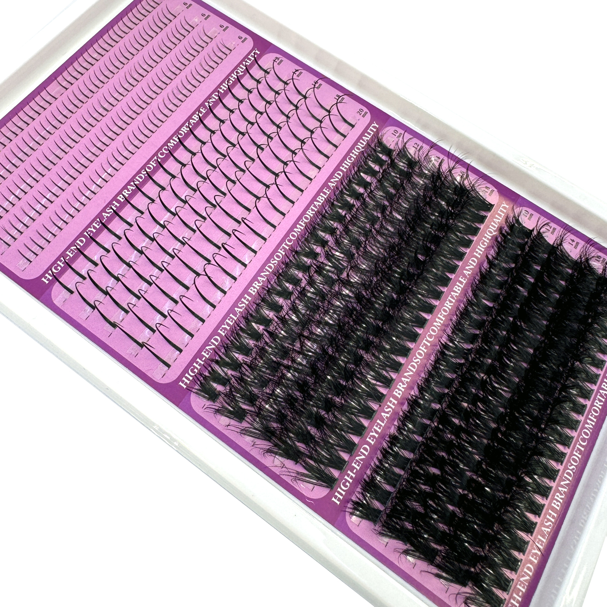 20Rows Lash Spikes Eyelash Clu - مراجعة Eyelash Extension Wet Look وسعره