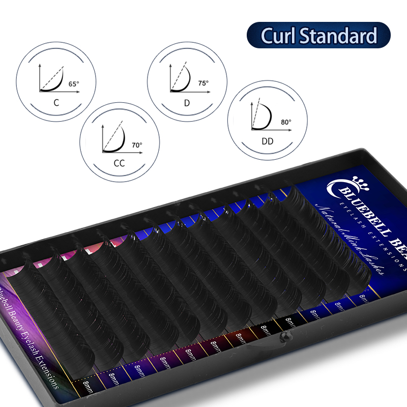 Bluebell Beauty 0.07-0.15 Exte - مراجعة Eyelash Extension Hybrid وسعره
