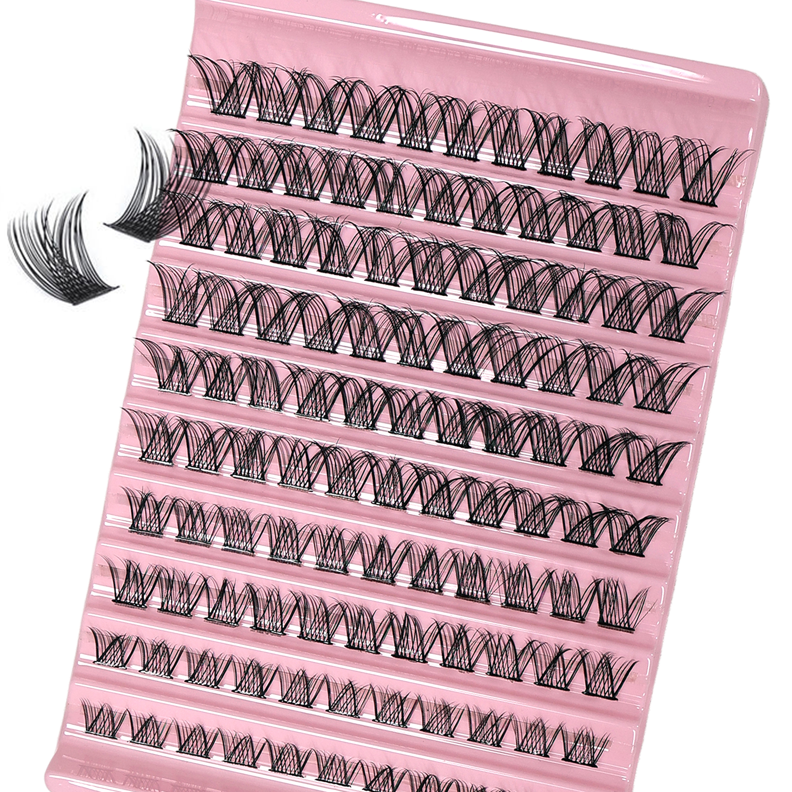 110Pcs Cluster Eyelash Extensi - مراجعة Eyelash Extension Hybrid وسعره