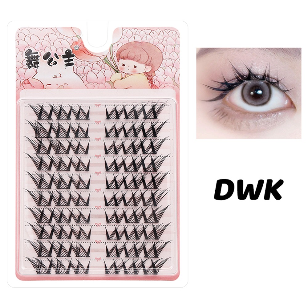 60/100Pcs Natural Fairy Lash C - مراجعة Eyelash Extension Wet Look وسعره