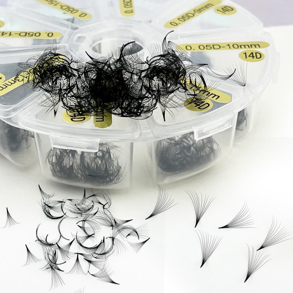 Tbestt Premade Fans Lashes 10D - مراجعة Eyelash Extension Russian Volume وسعره