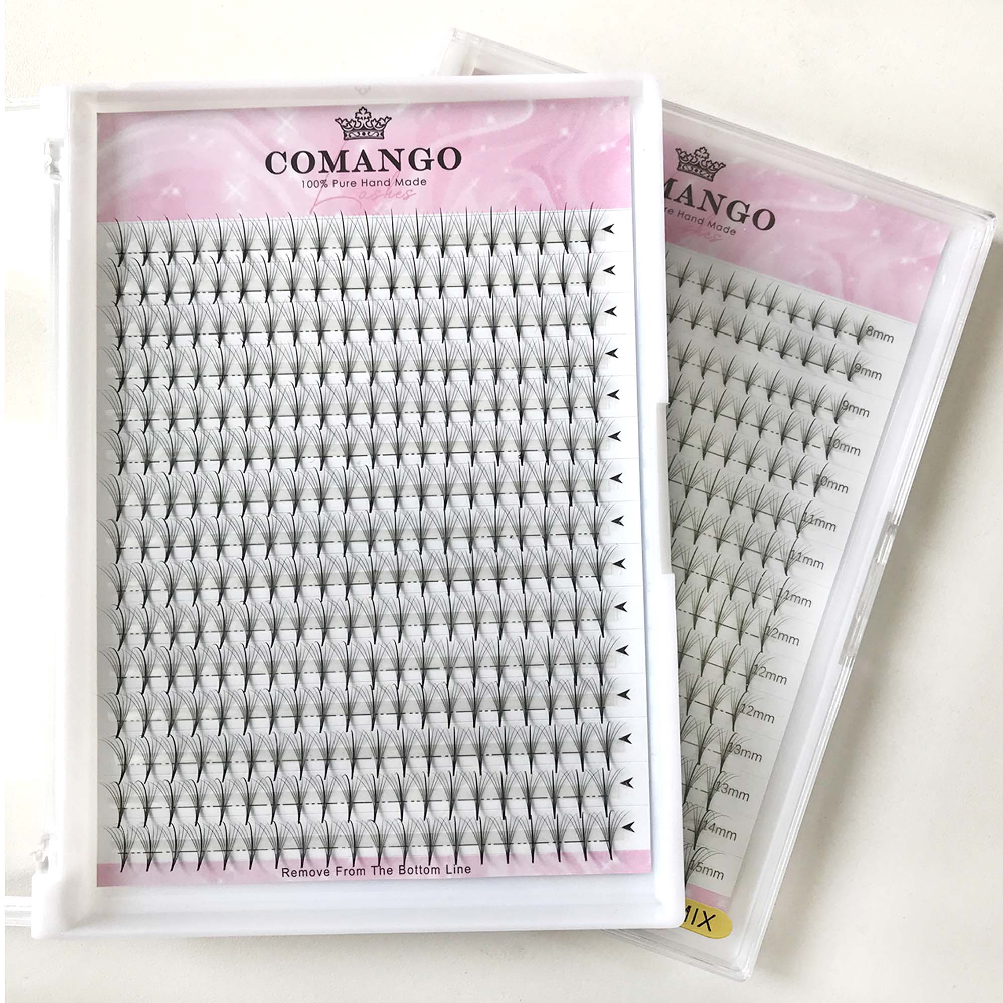 CoMango 7D Wispy Premade Fans  - مراجعة Eyelash Extension Hybrid وسعره