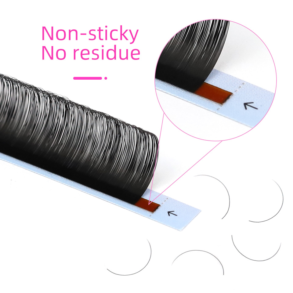 RUJADE 5 Cases/Lot False Eyela - مراجعة Eyelash Extension Russian Volume وسعره
