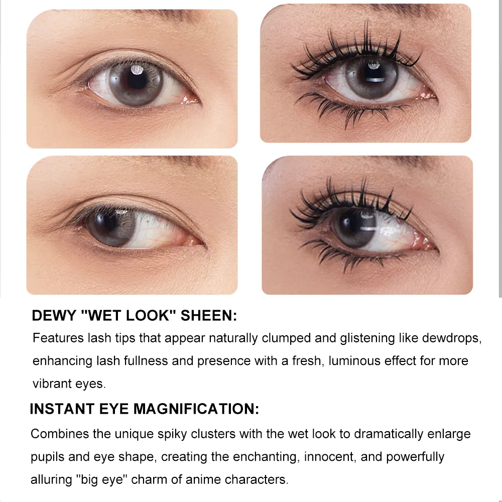 Manga Wet Look Lashes Black/Cl - مراجعة Eyelash Extension Wet Look وسعره