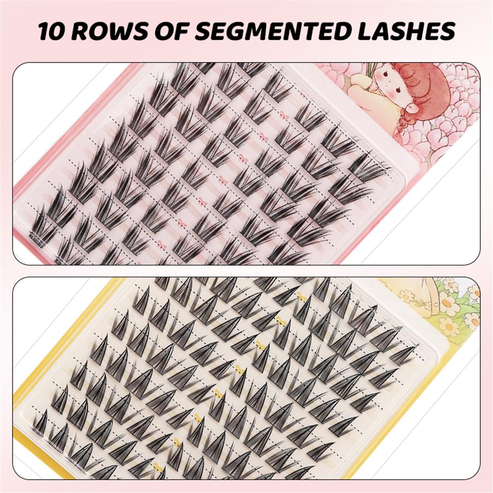 60/100Pcs Natural Fairy Lash C - مراجعة Eyelash Extension Wet Look وسعره